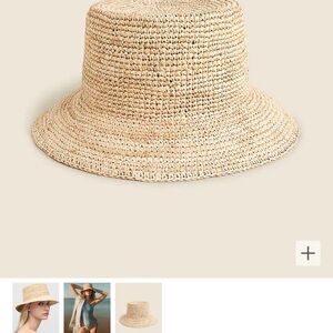 J. Crew Natural Bucket Hat